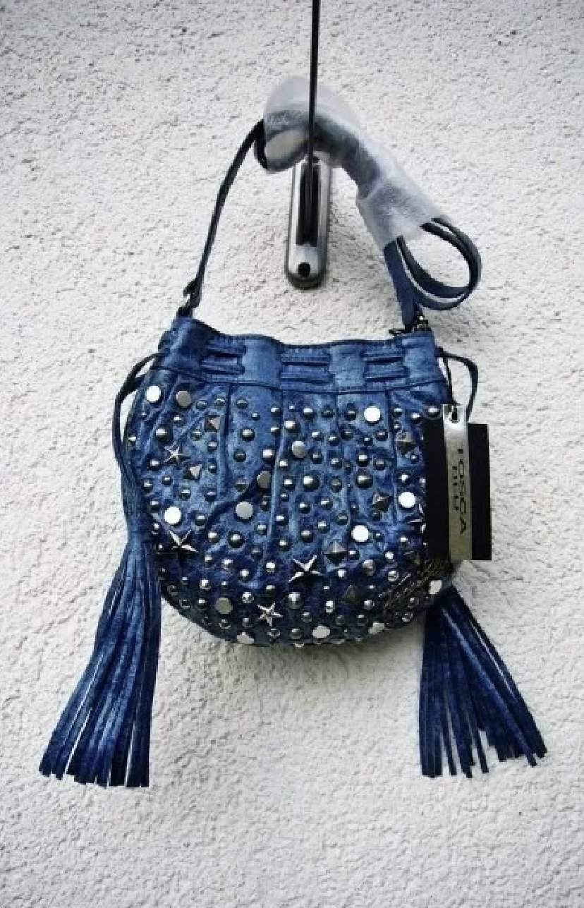 Lederbag Tosca blue