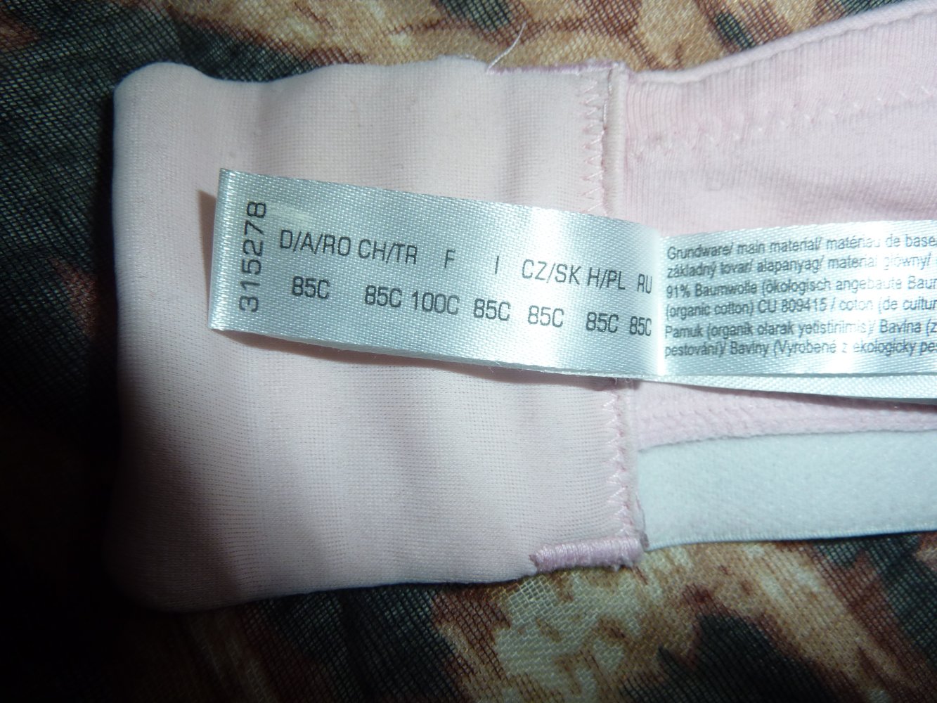 BH neuwertig 85 C Baumwolle rosa TCM Tchibo evtl 85 D Bügel kein Push UP