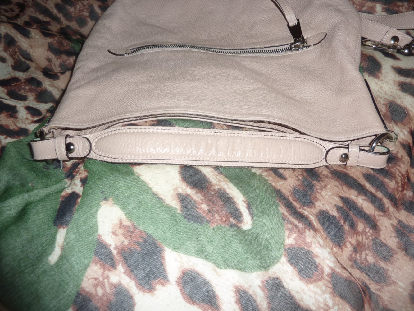 Original ABRO Tasche Handtasche Leder rosé Umhängetasche Shopper Tasche NEUwertig