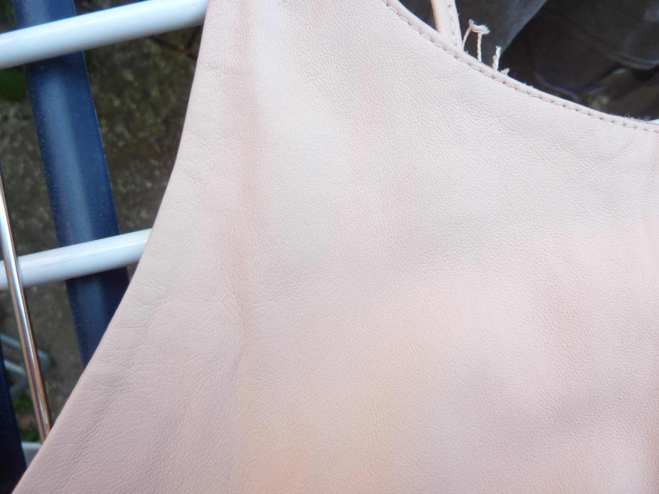 Top NEU 149 € von Coster Copenhagen 38 40 M L Sommertop Trägertop aus echtem Leder Ledertop rosé puderrosa