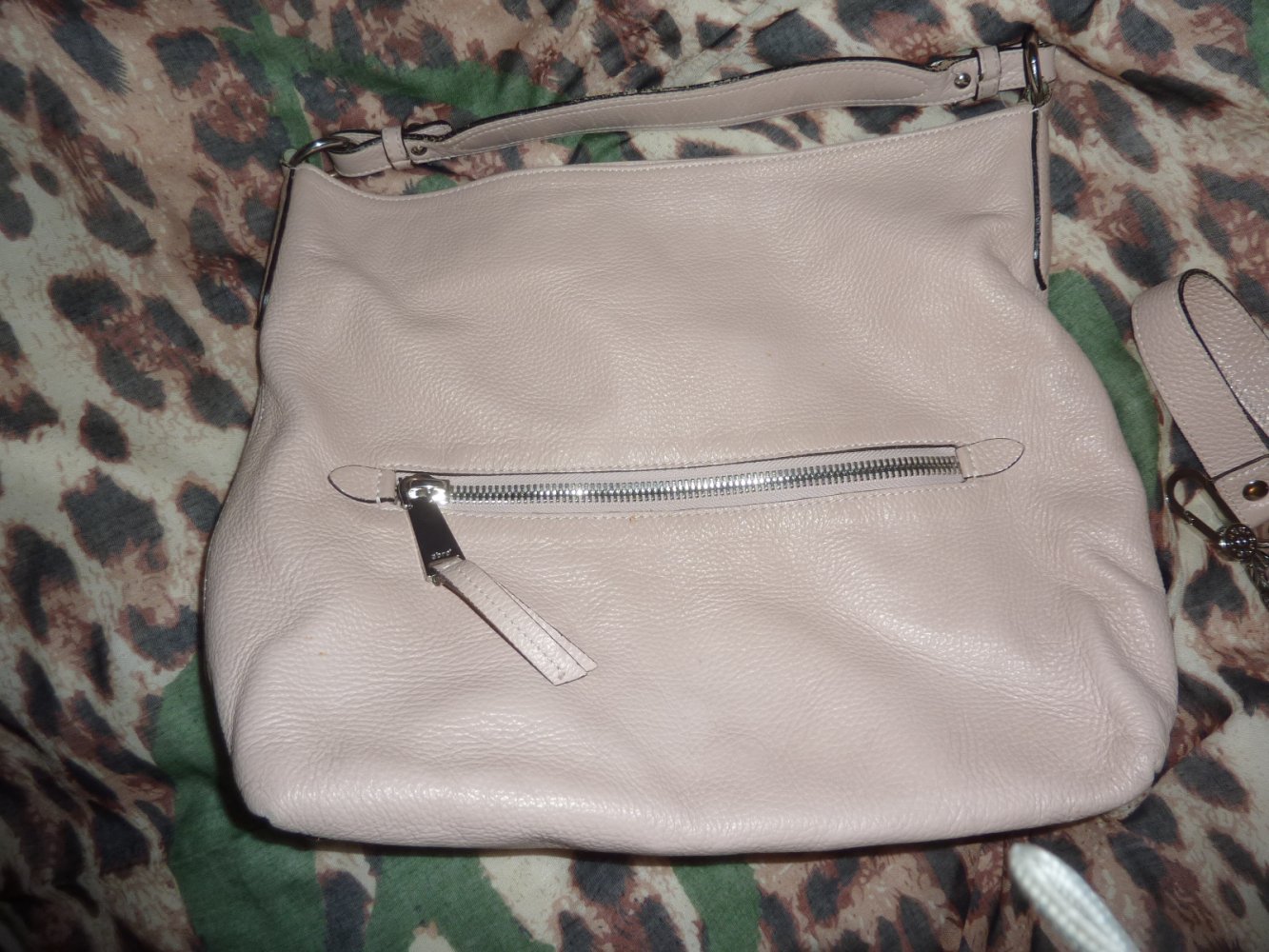 Original ABRO Tasche Handtasche Leder rosé Umhängetasche Shopper Tasche NEUwertig