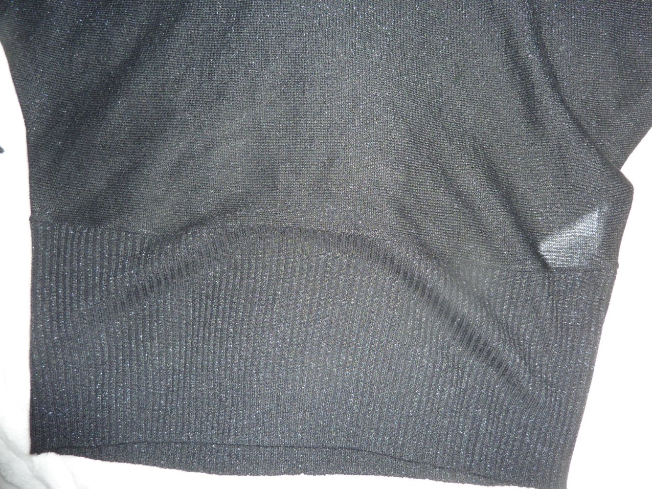 Pulli Shirt NEU S 36 38 40 schwarz mit 78 Viskose sehr fein Pullover Feinstrick