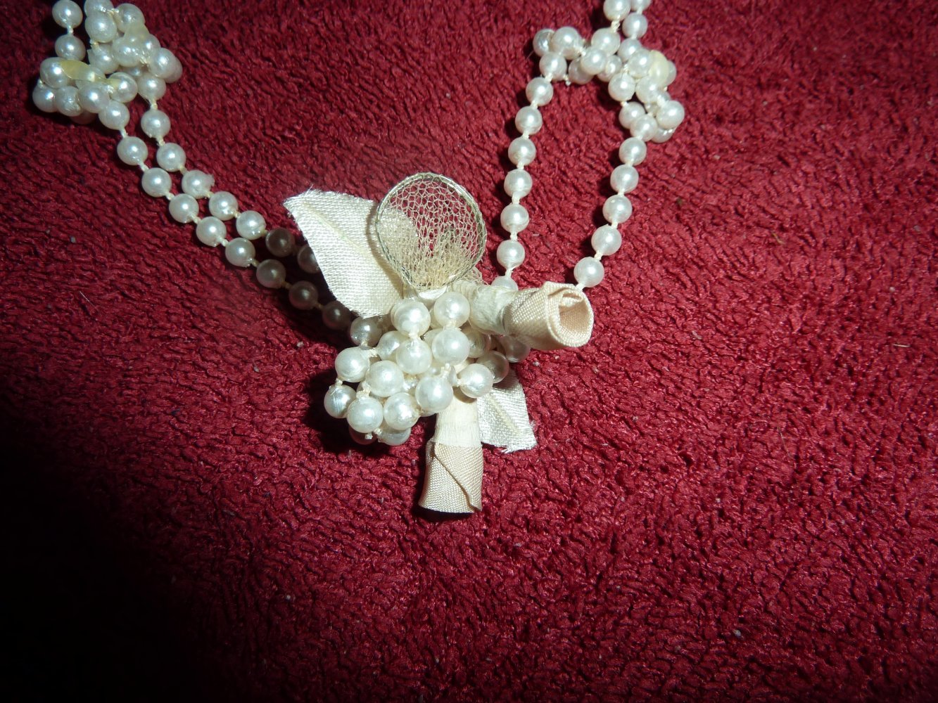Kette Halskette NEU Brautschmuck Hochzeitsschmuck NP 59 € Perlenkette modern c