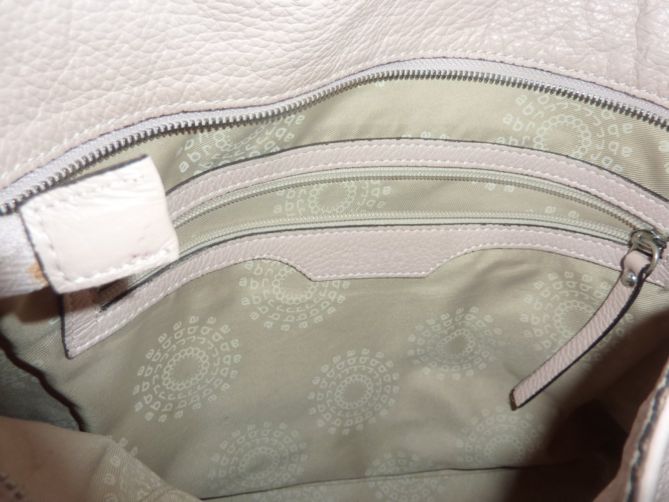 Original ABRO Tasche Handtasche Leder rosé Umhängetasche Shopper Tasche NEUwertig