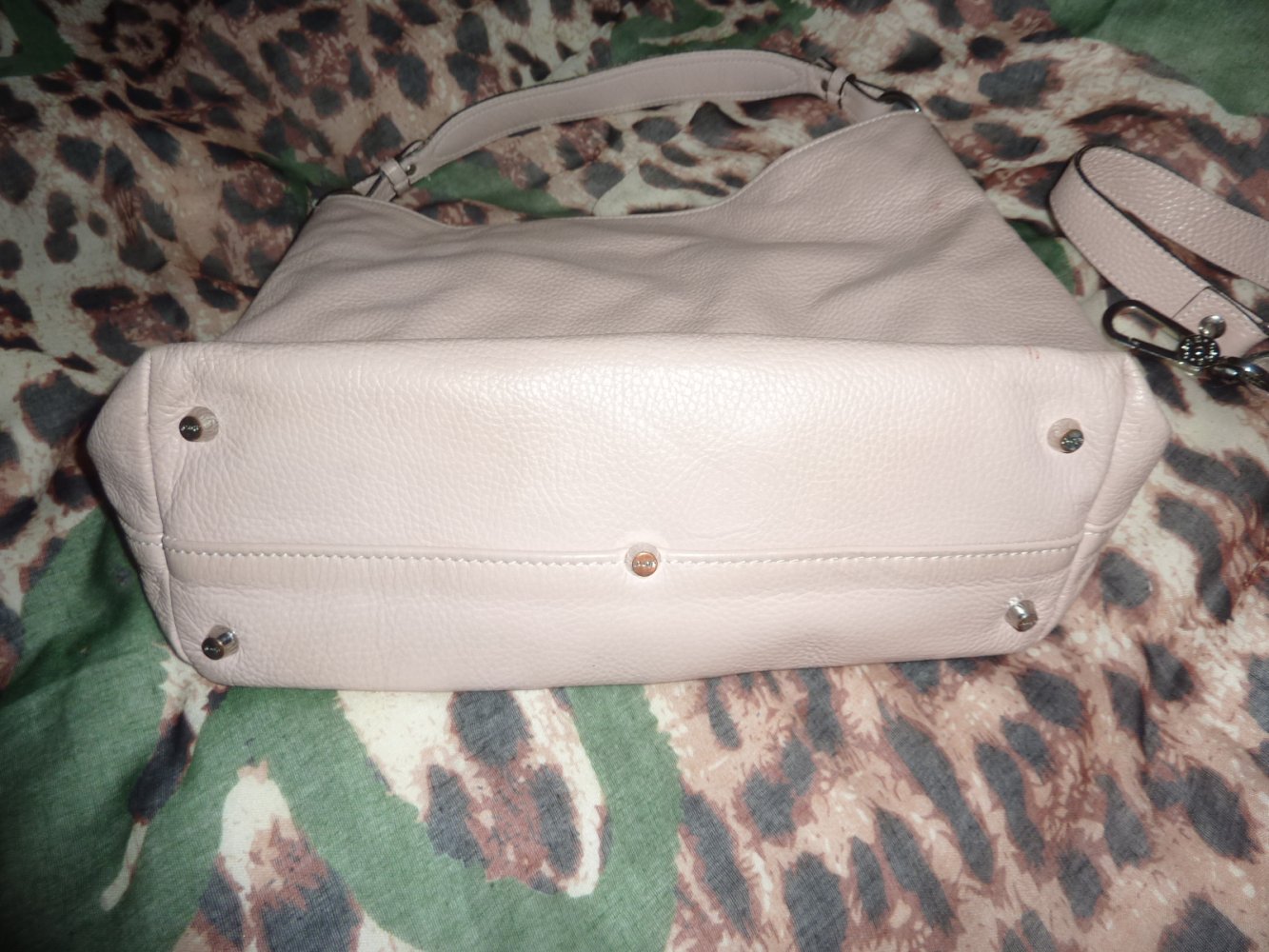Original ABRO Tasche Handtasche Leder rosé Umhängetasche Shopper Tasche NEUwertig