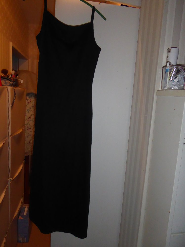 KLeid 36 S Shirtkleid Midikleid Maxikleid schwarz Trägerkleid Kofferkleid Sommerkleid 