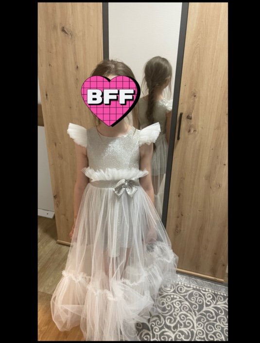 Wunderschönes Kleid für Mädchen im Alter von 8-10 Jahren