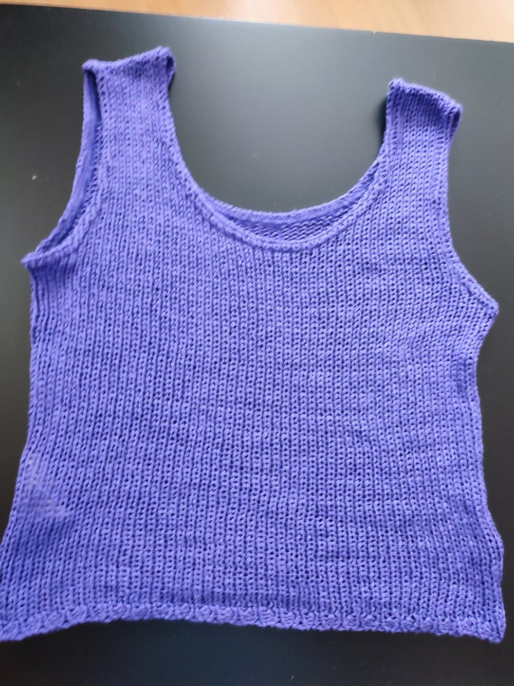 Strickshirt in lila