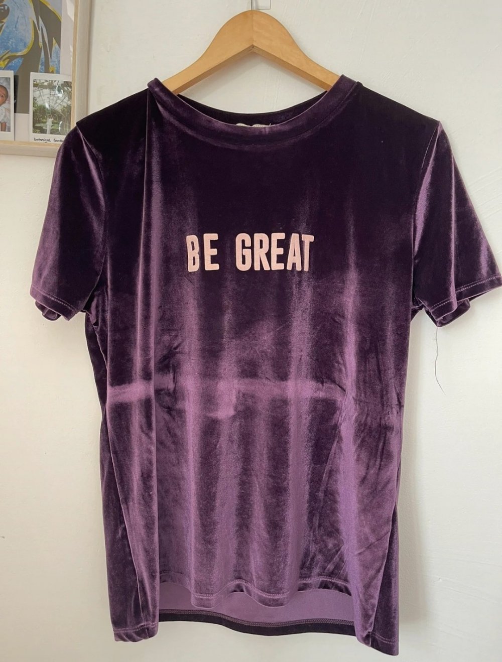 Zara velvet T-Shirt