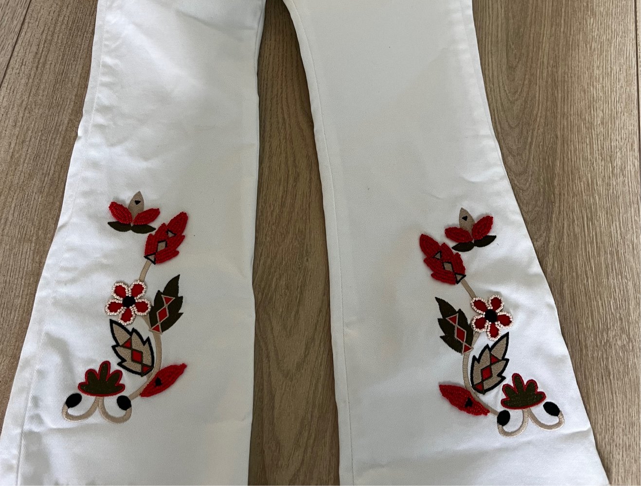 bestickte Hose von Alberta Ferretti