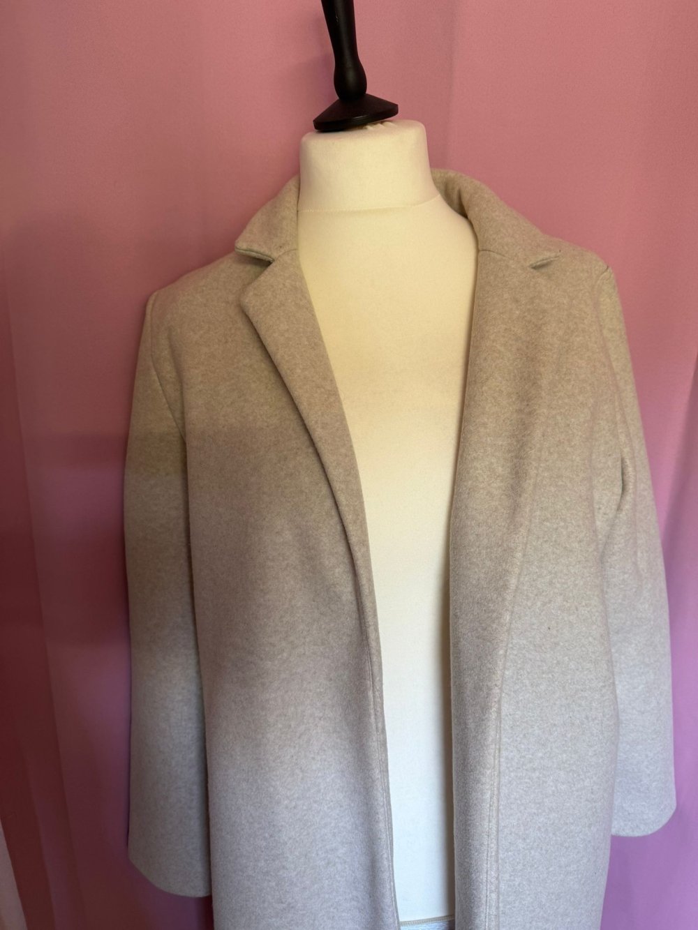 Tara Mantel beige, Größe XL