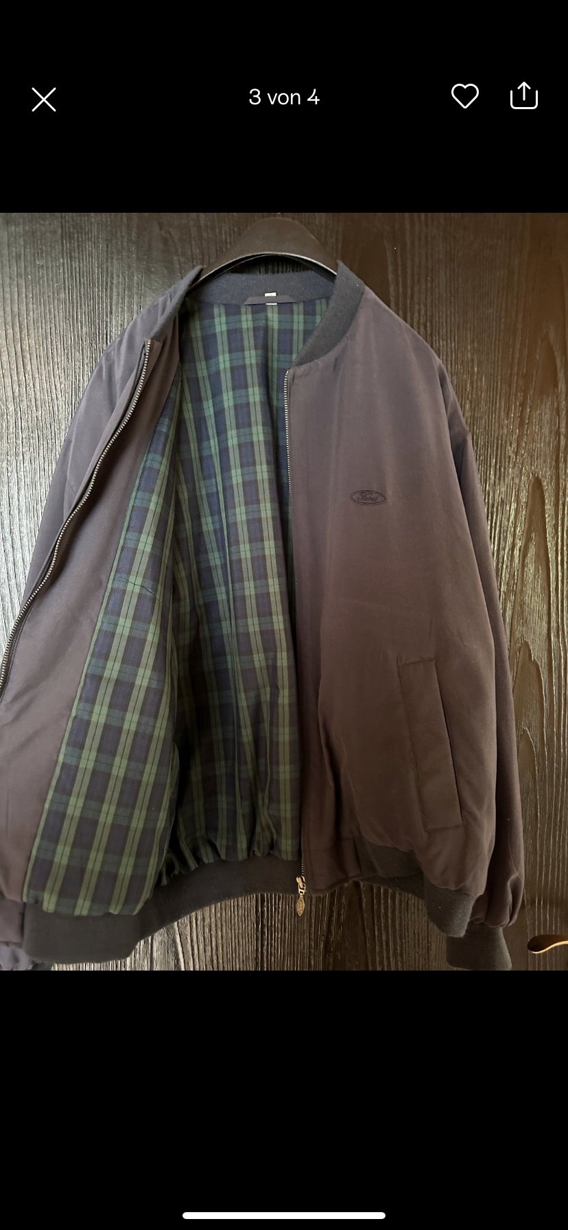Blaue Ford Focus Jacke, Größe XL