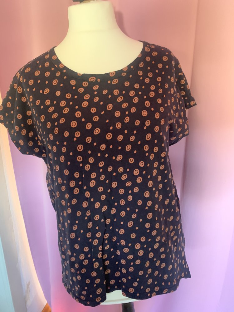 TShirt Bau/Orange