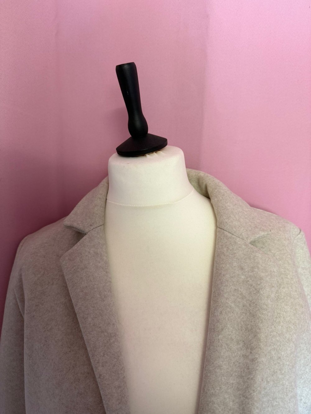 Tara Mantel beige, Größe XL