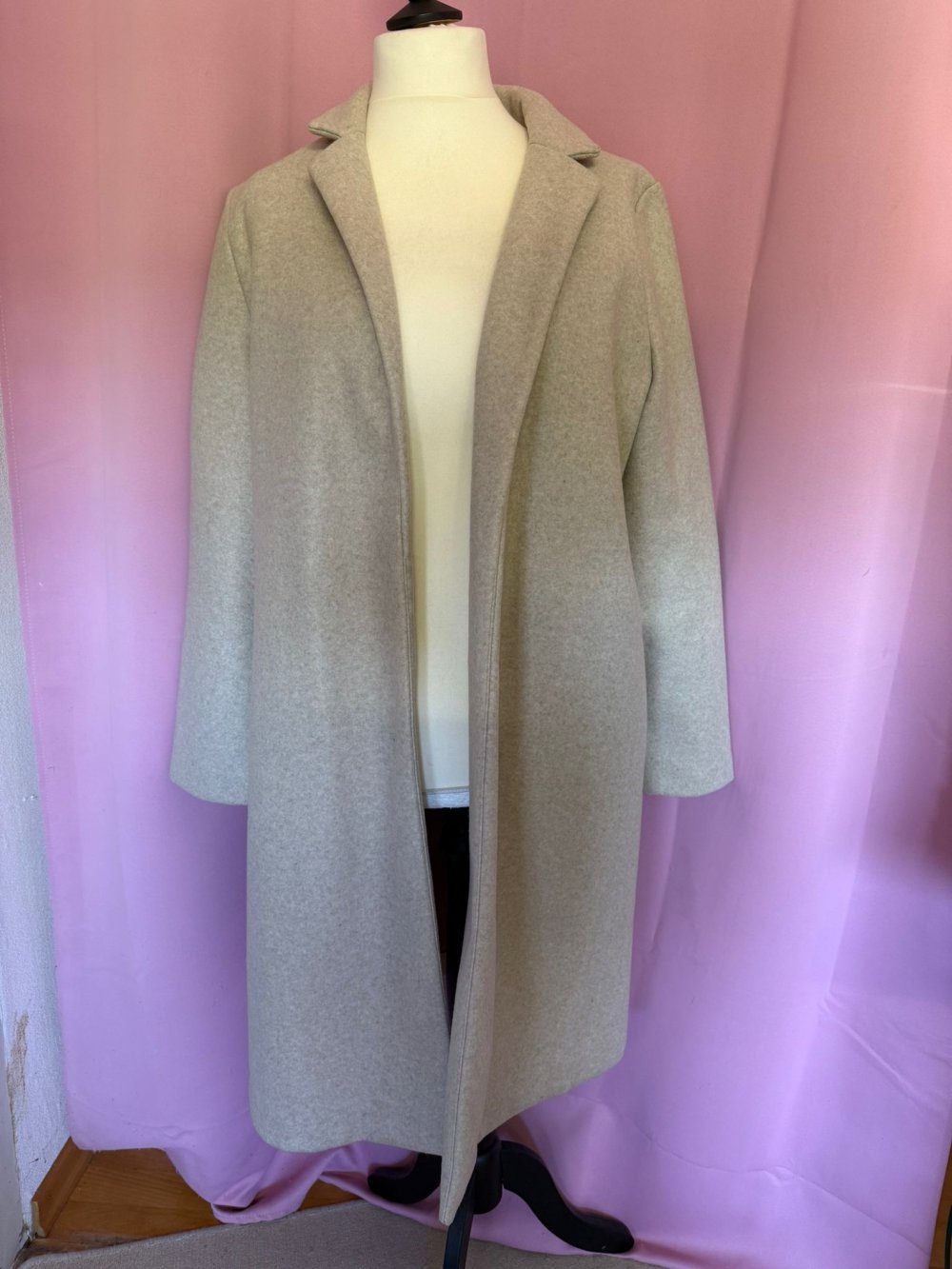 Tara Mantel beige, Größe XL