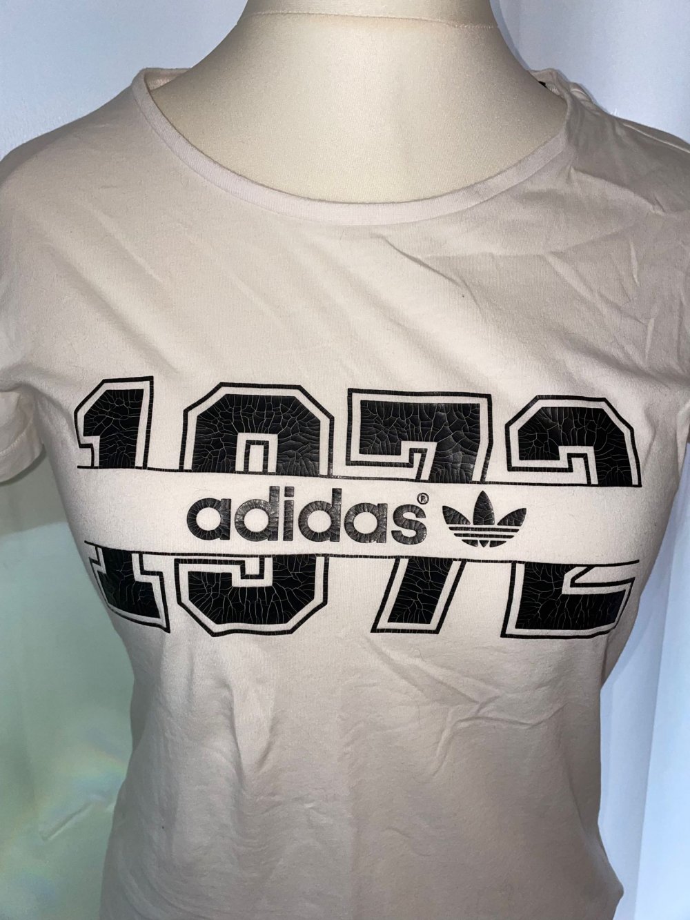 T-Shirt Adidas, weiß, Größe 40