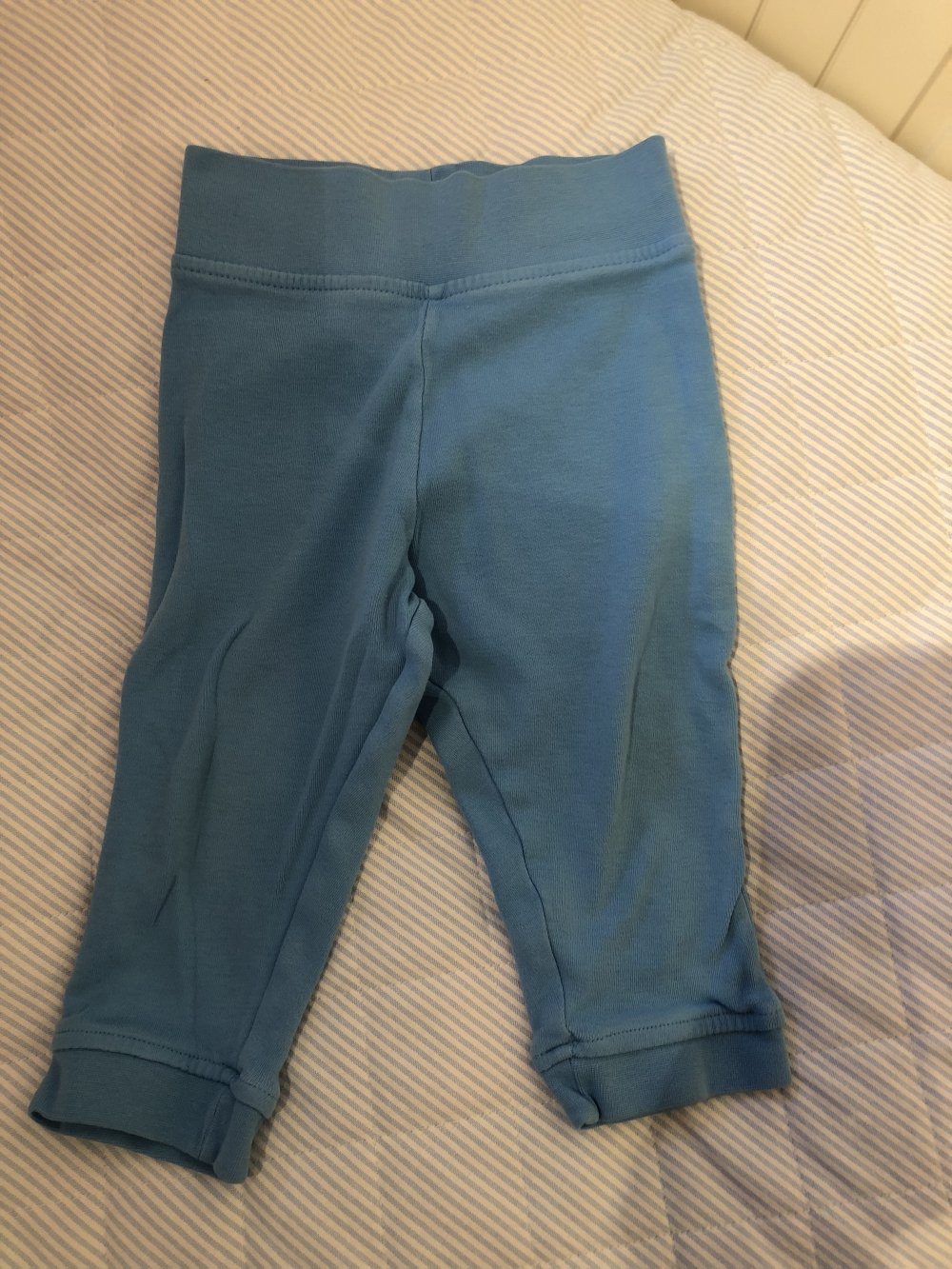 Tchibo TCM - Baby Set - T-Shirt & Hose weiß blau Gr. 74/80 Maus Elefant