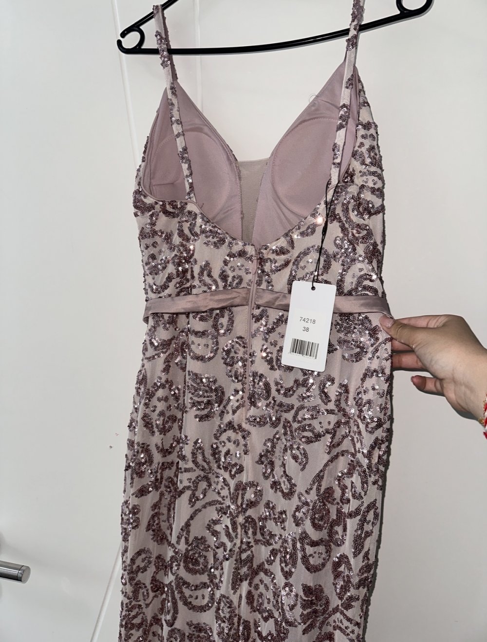 rosa Abendkleid