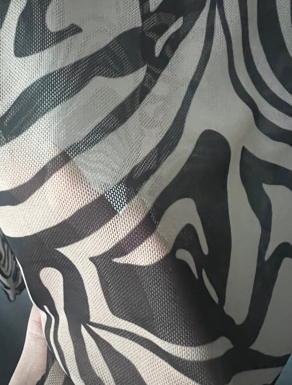 durchsichtige Bluse