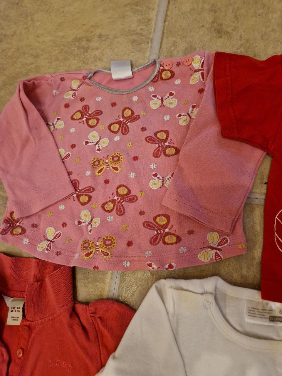 Babykleidungspaket. Größe 68.  Für Mädchen. 11 Teile. 