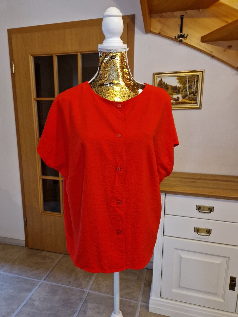 Elegante Bluse - Top. Größe L.