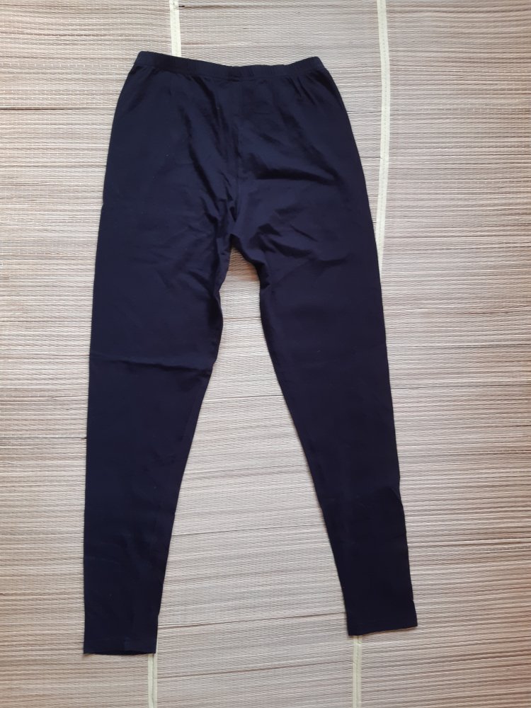 Schwarze Blue Motion Leggings Baumwolle Modal