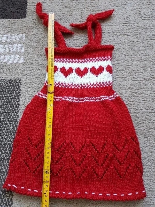 Mädchen Strickkleid (56)