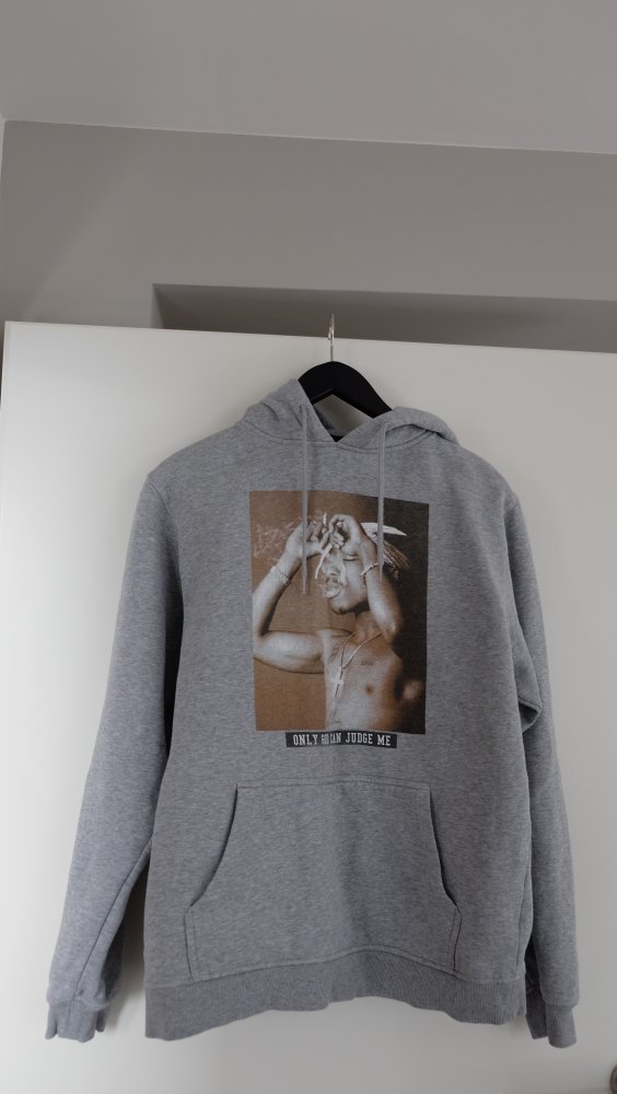 grauer Kapuzenpullover (unisex), 2 PAC-Edition