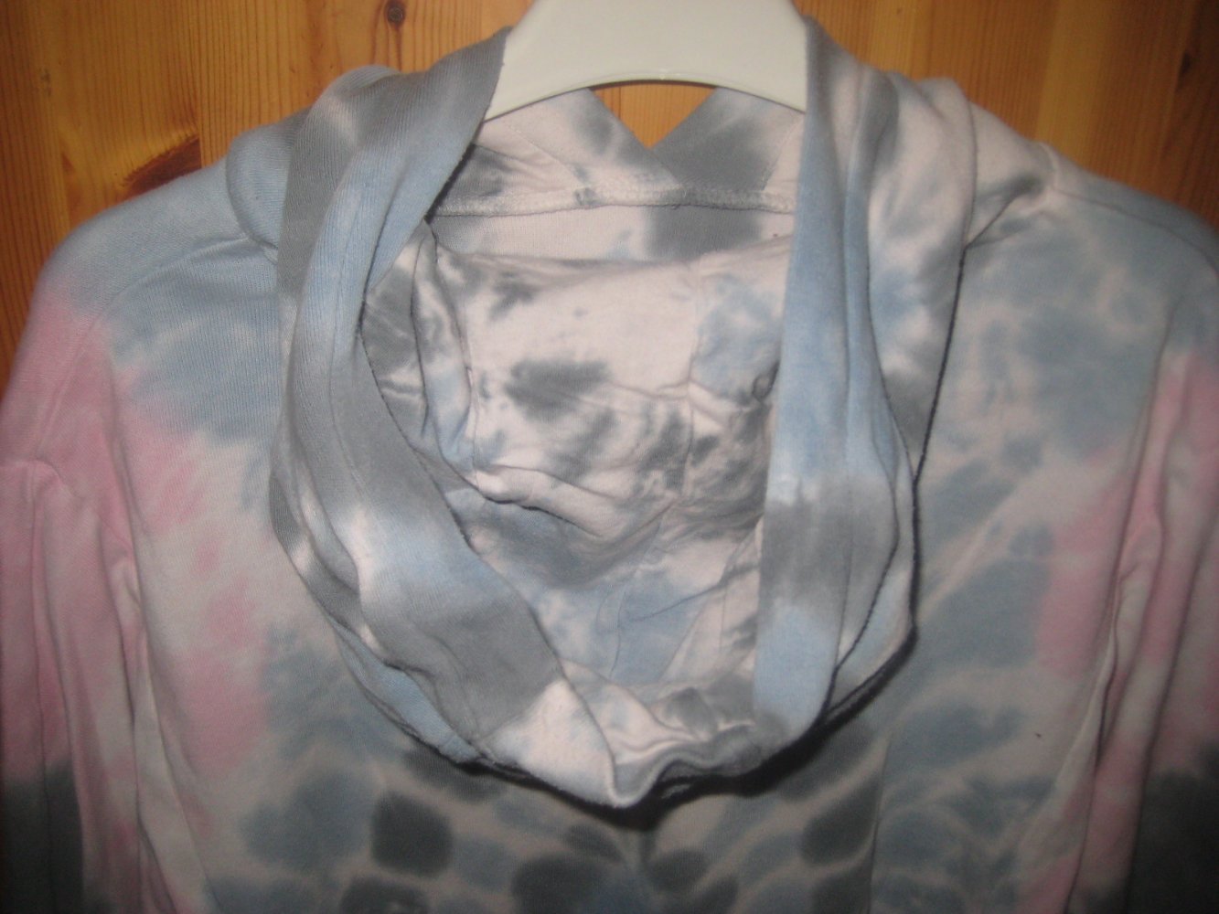 Next Batik Hoodi Blau- Grau-Rosa, Gr. S/M