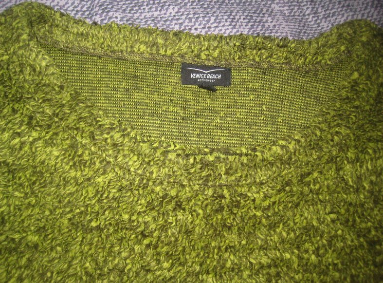 Venice Beach Active Wear kuscheliger grüner Pullover, XL