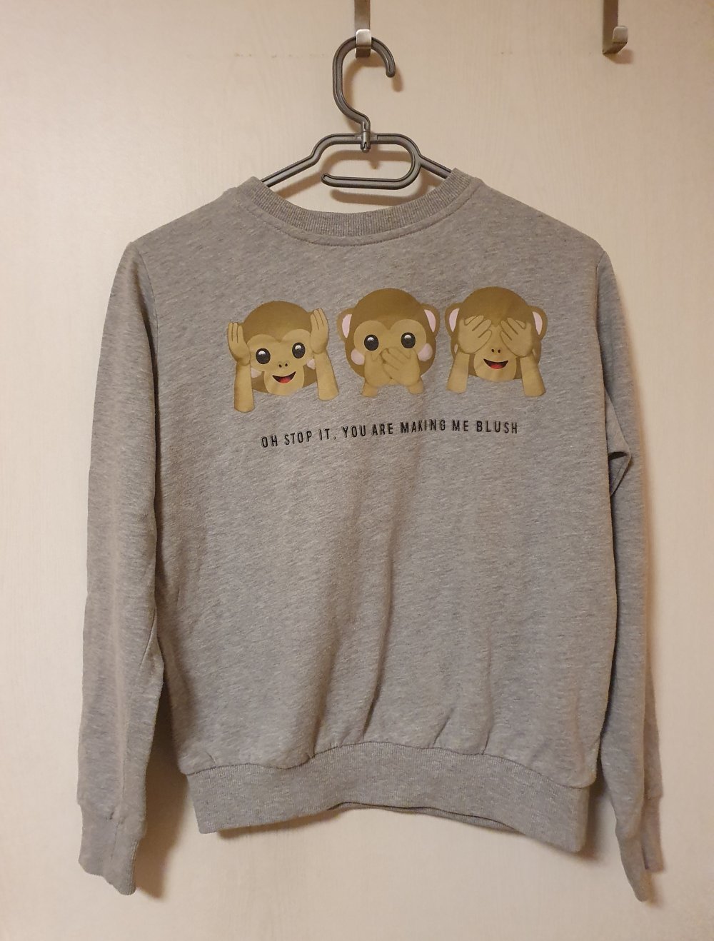 Grauer Pullover von ANN CHRISTINE Gr.S