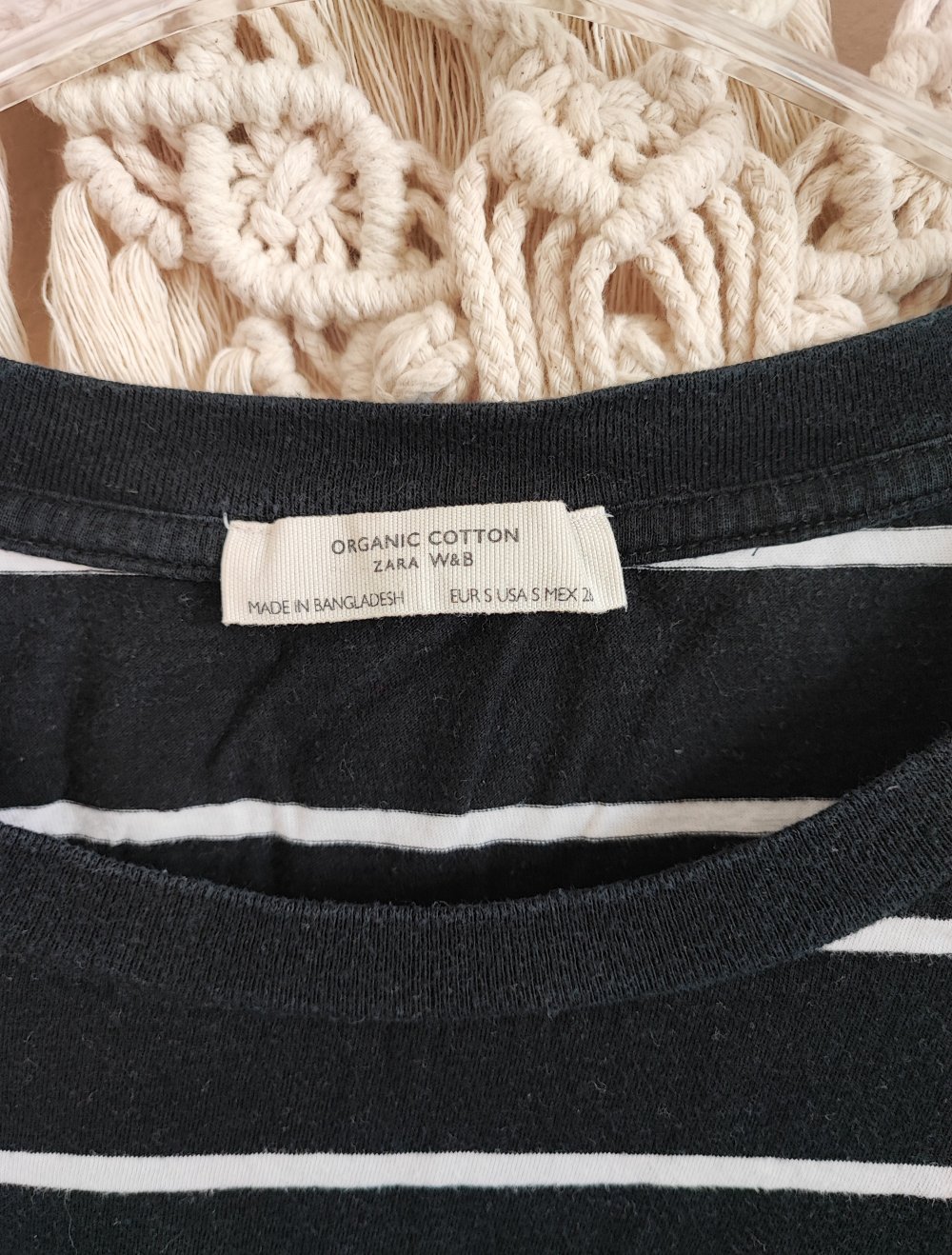 ¾ ärmeliger gestreifter Pullover Langarmshirt Gr. S/36