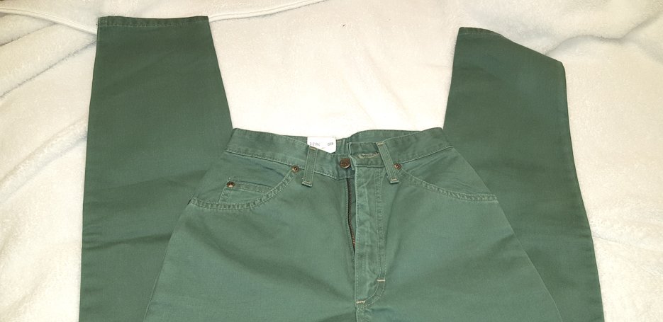  Jeans, Neu, Lee, 27x31, grün, Gr. 34