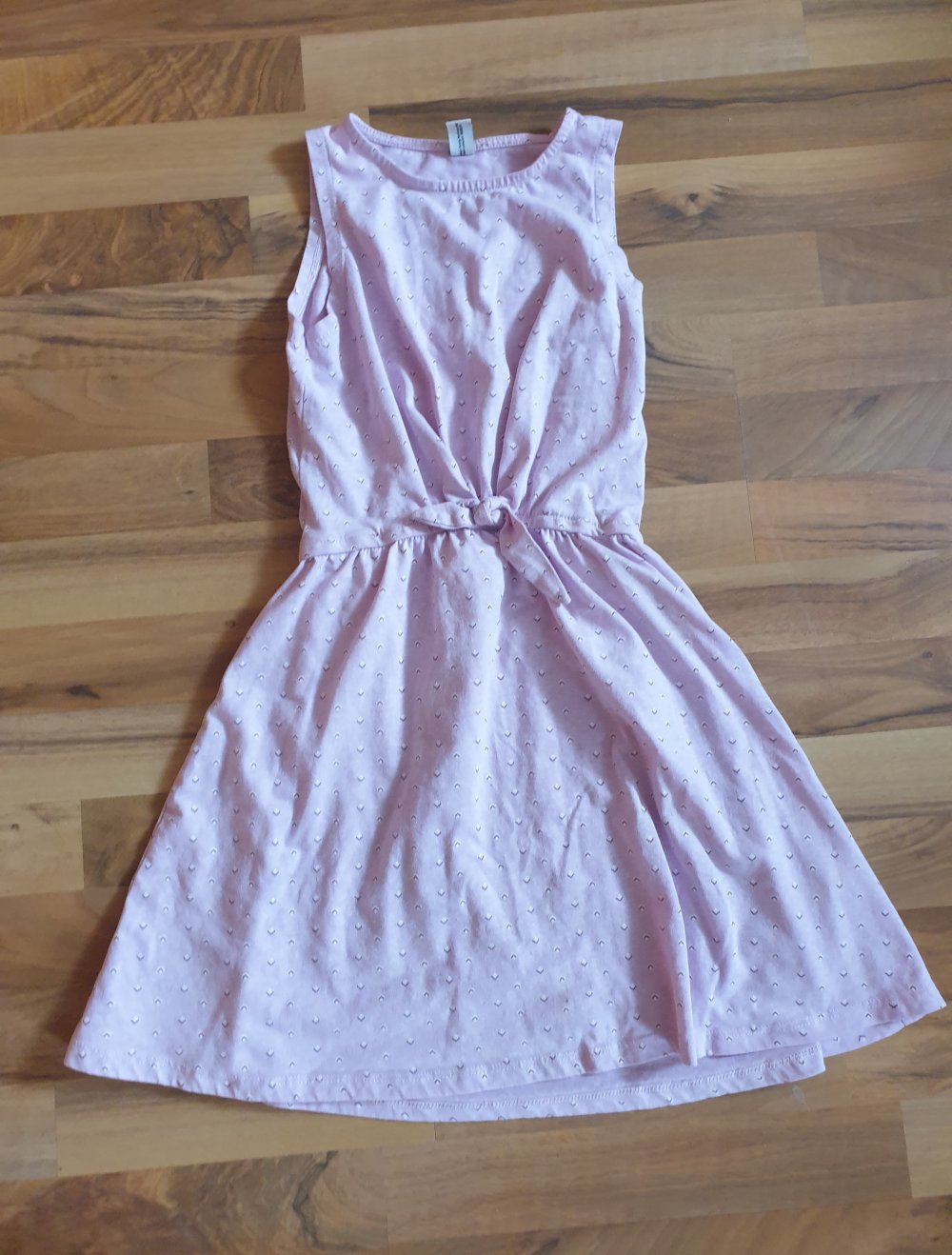 Sommerkleid rosa Schleife 134 140