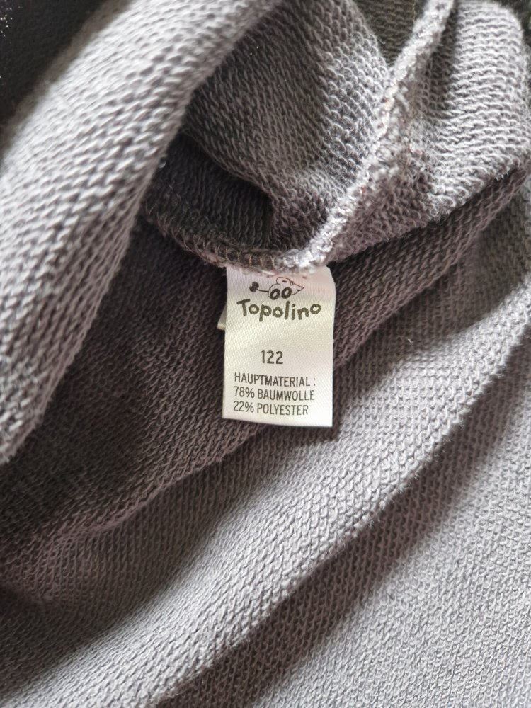 Kleid mit Waldtieren Herztaschen vorn