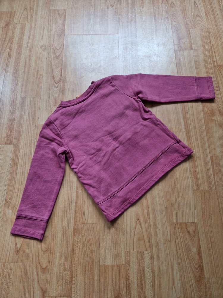Pullover Sweatshirt mit Blumenstickerei 