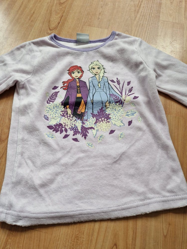 Schlafanzugoberteil Frozen 2 Anna Elsa Größe 110/116