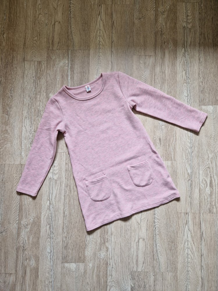 Kleid in rosa / meliert