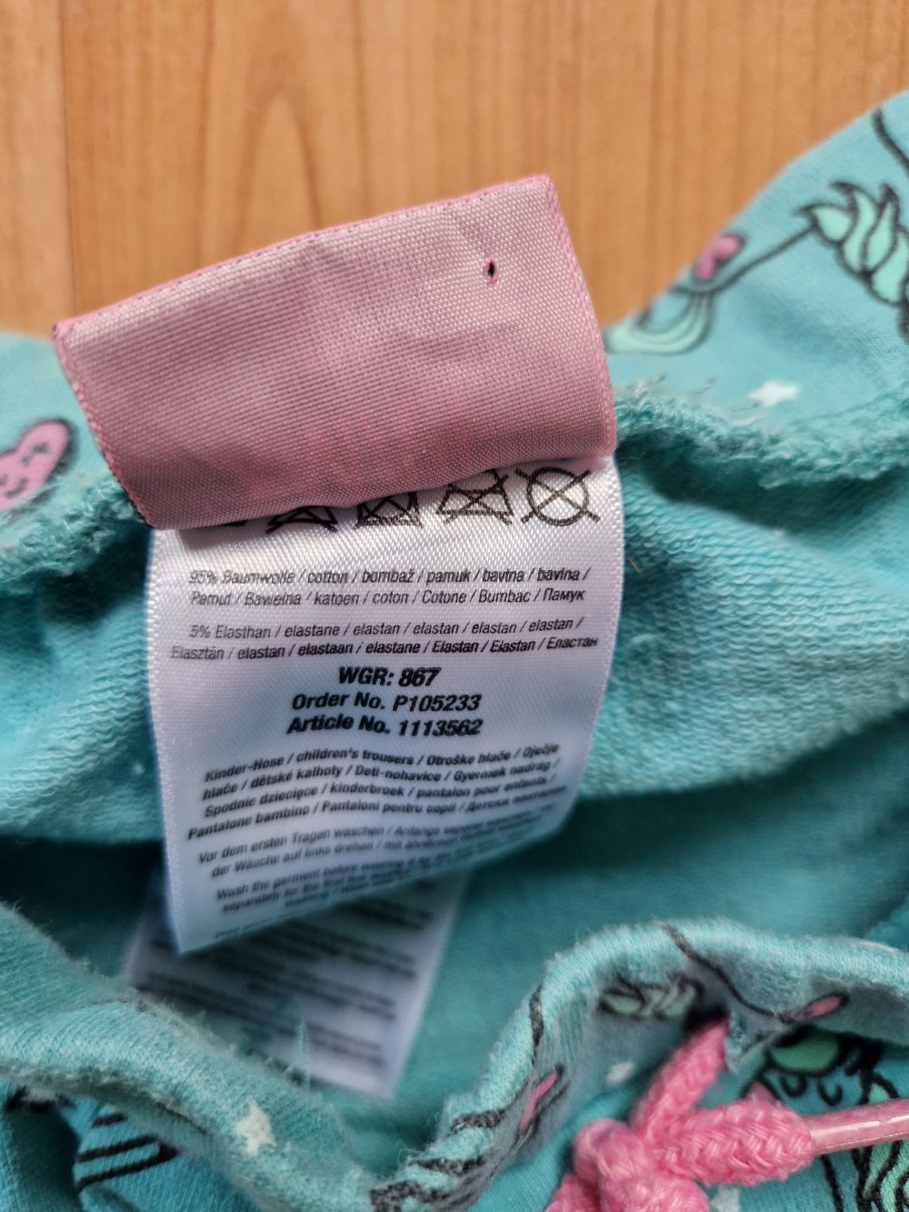 Bequeme Hose / Jogginghose mit Einhorn