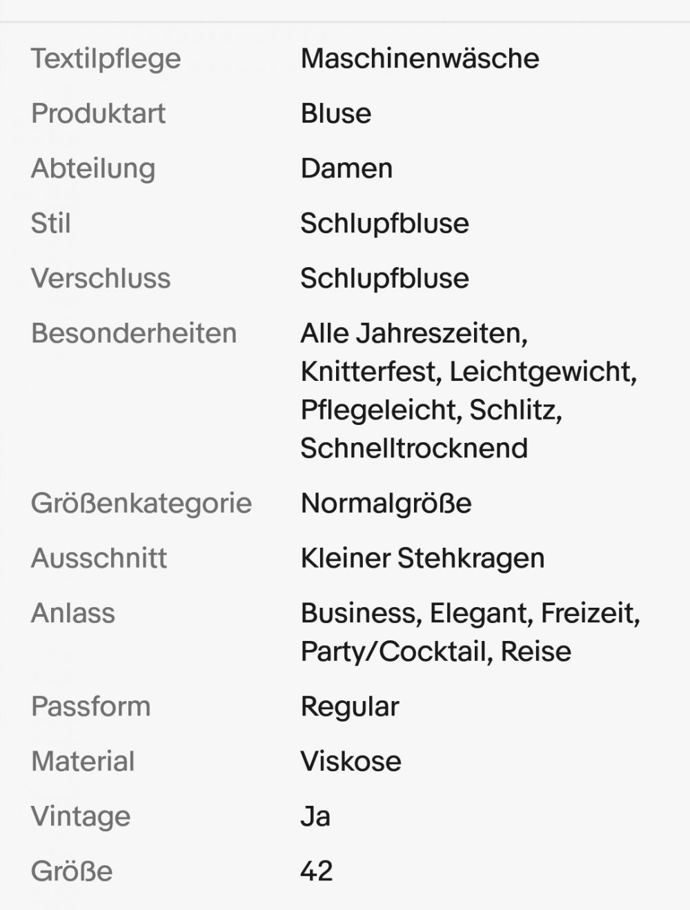C&A Schlupfbluse Bluse Gr.42 Gestreif elastische Bündchen Neuwertig