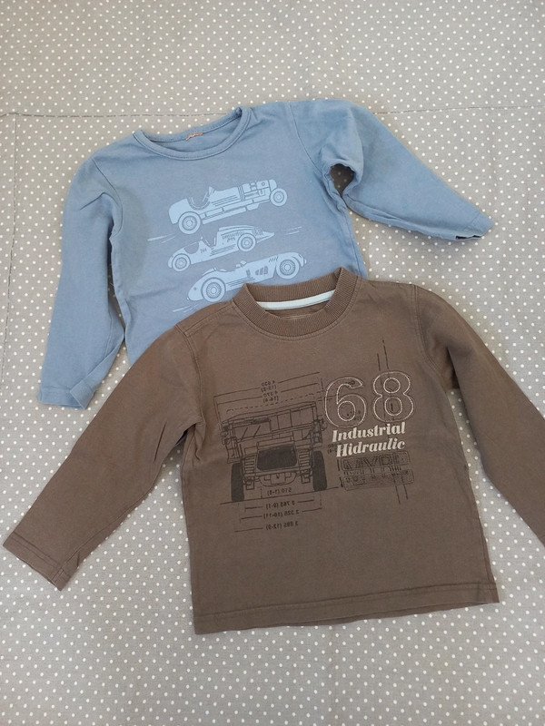 Mayoral Langarm Shirt Gr 92, Junge, Pusblu, 2er Pack, Longsleeve, Herbst