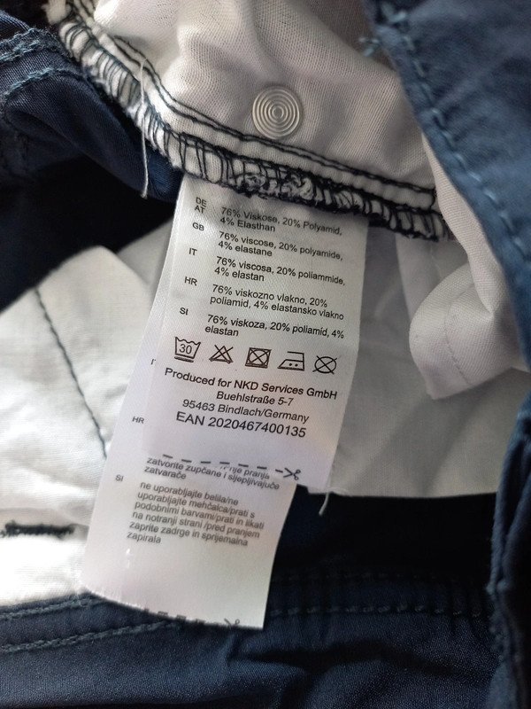 Laura Torelli Hose Gr 44/XXL Damen, navy, Viskose, Frühling, curvy, blau