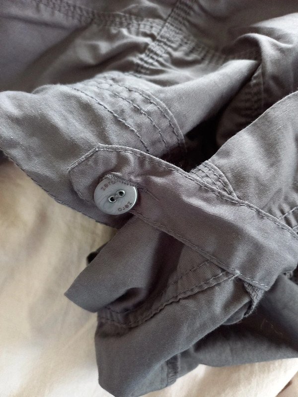 Zero Cargo Hose Gr 42, XL, Damen, Outdoor, Wandern, gerade geschnitten, hochknöpfbar, grau