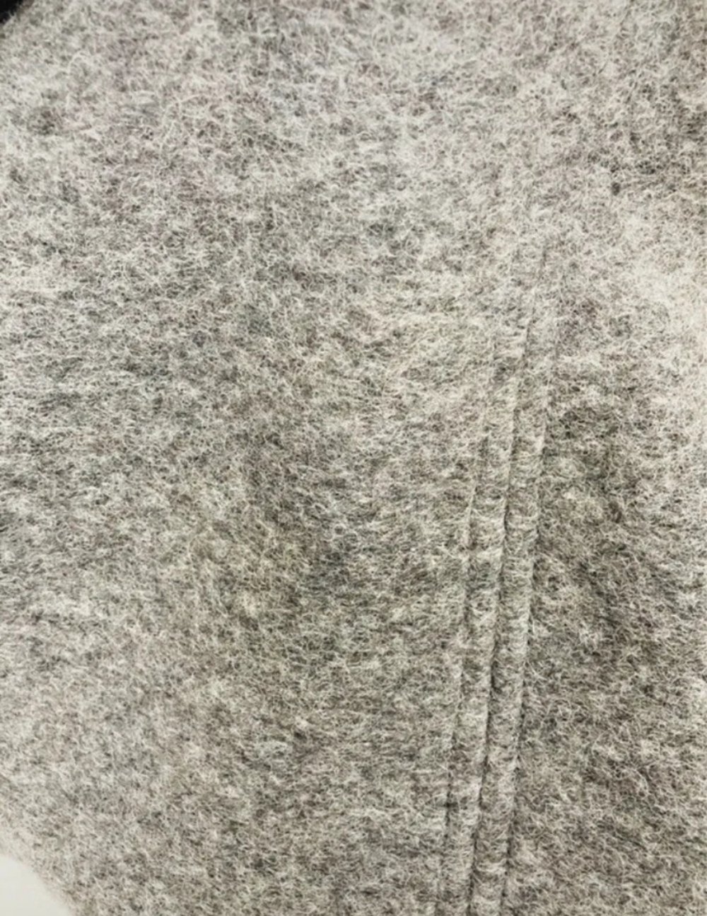 Poncho Cape Fellkragen Kunstpelz Übergang Kuschelig Filz Filzponcho Frühling S