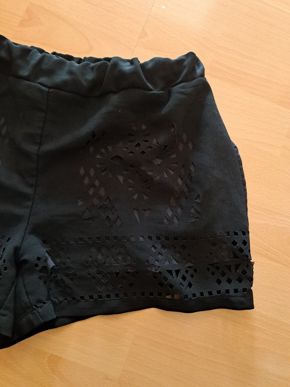 Cutout Shorts Gr. 38 Stoff Hose