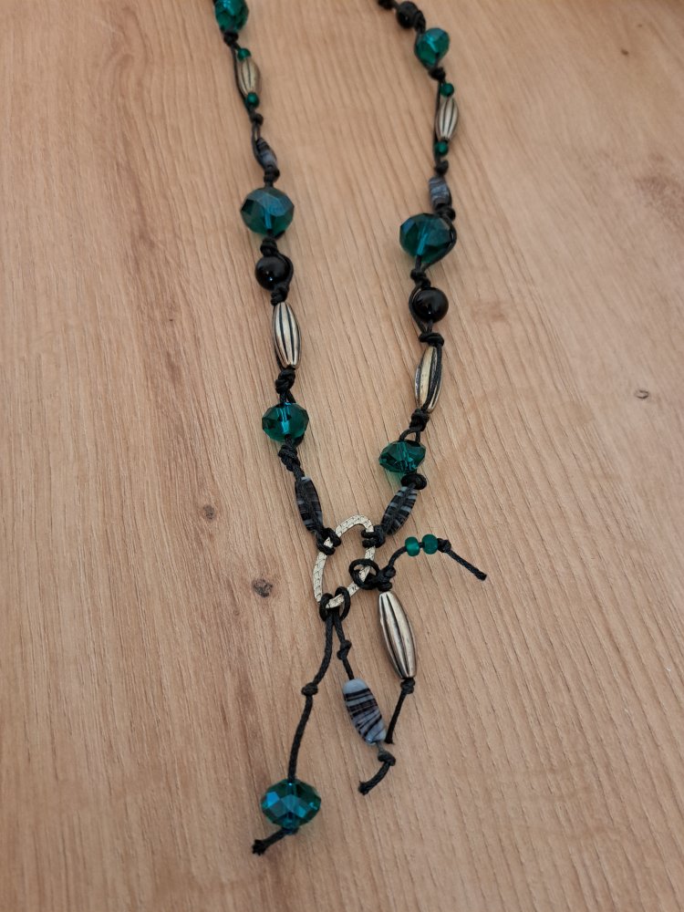  Perlen Halskette - Schmuck Steine