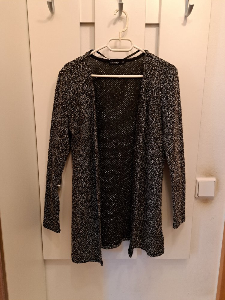 Strick Weste Gr. XS Cardigan meliert