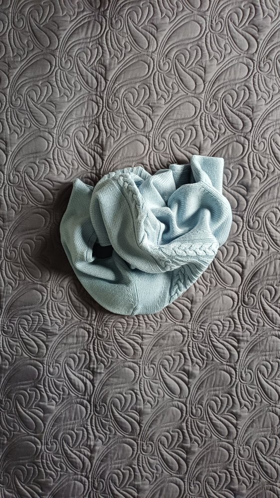 Long Woll- Stehkrangenpullover