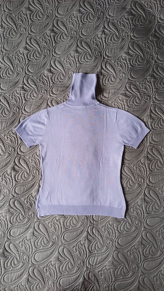 HIRSCH. Kurzarm-Rollkragenpullover, 70 % Viskose