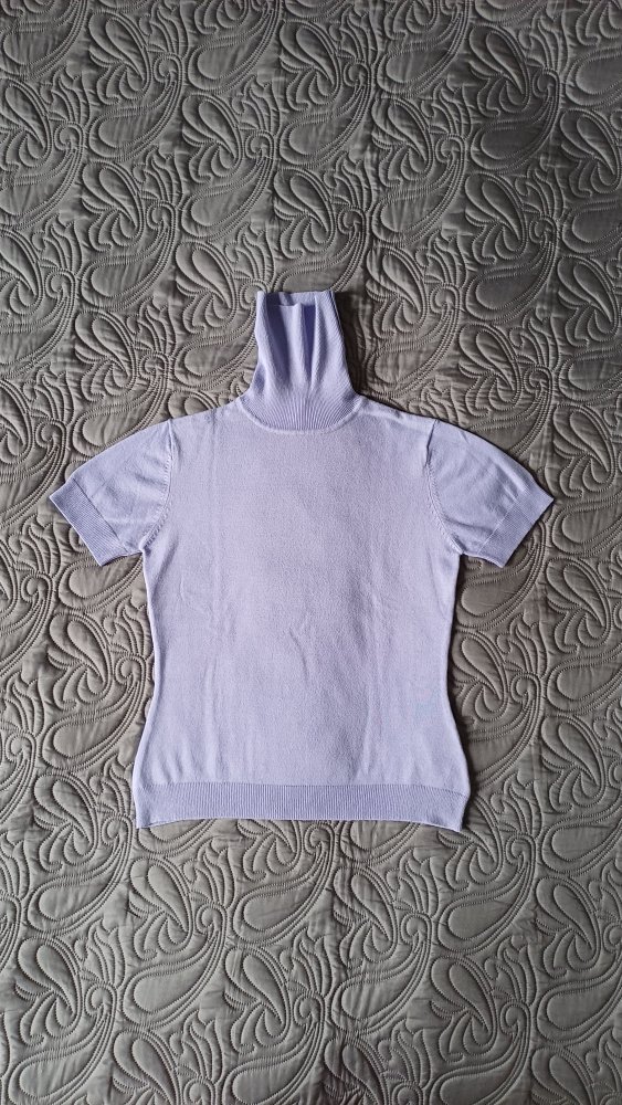 HIRSCH. Kurzarm-Rollkragenpullover, 70 % Viskose